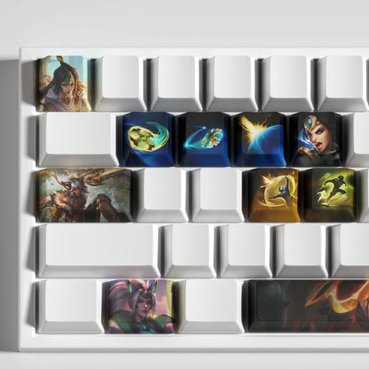 League of Legends Sivir Keycaps – Mechanical Keyboard Gaming Keycap Set | PixelCaps