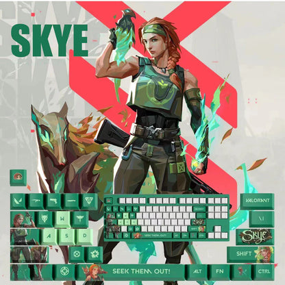 PixelCaps - Skye Keycaps – Limited Edition (29/14 Keys)