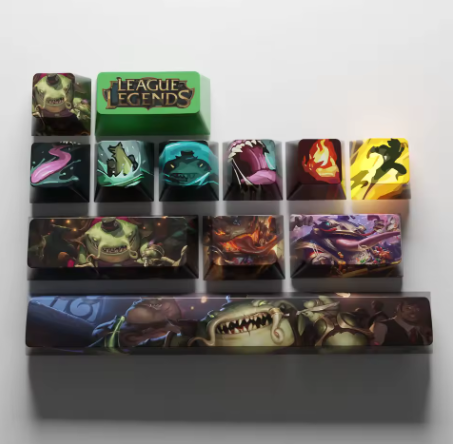 League of Legends Tahm Kench Keycaps – Mechanical Keyboard Gaming Keycap Set | PixelCaps
