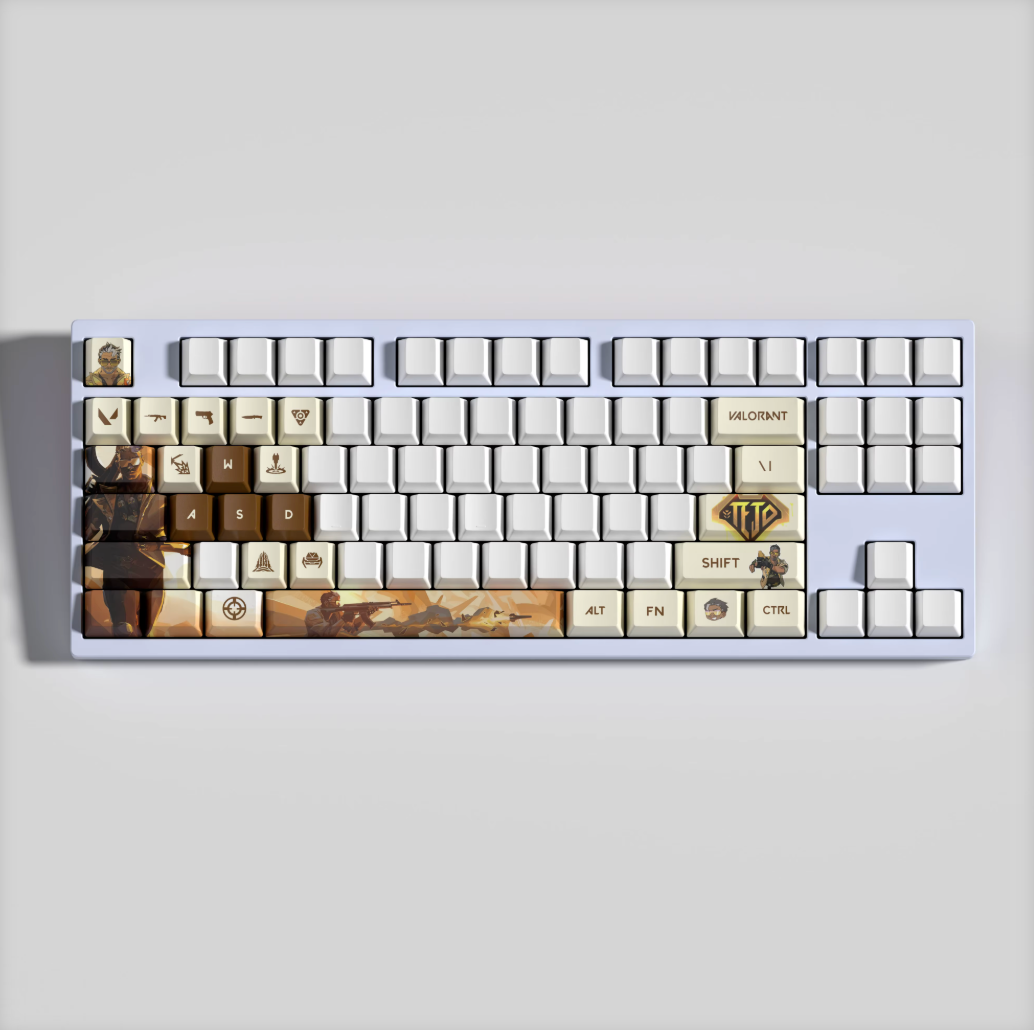Valorant Tejo Keycaps – Mechanical Keyboard Keycap Set (29/14 Keys) | PixelCaps