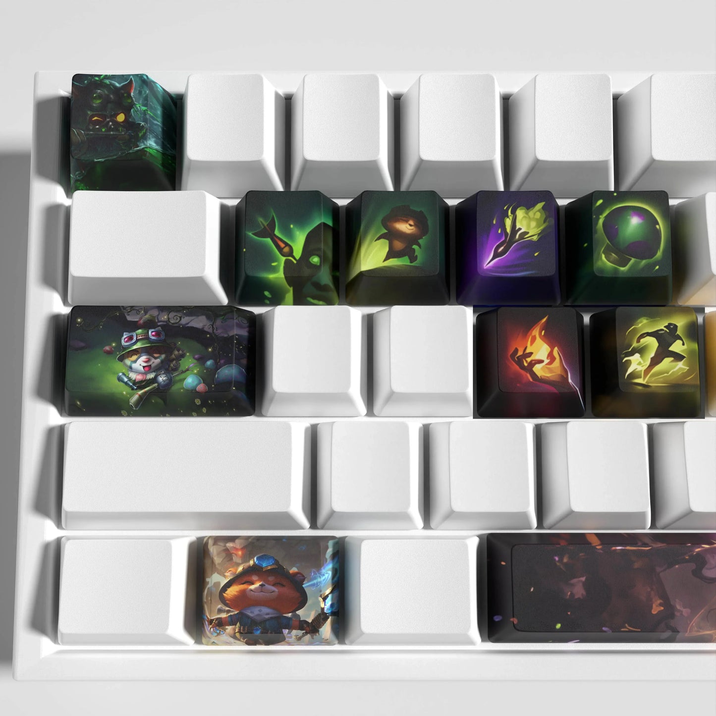 League of Legends Teemo Keycaps – Mechanical Keyboard Gaming Keycap Set | PixelCaps
