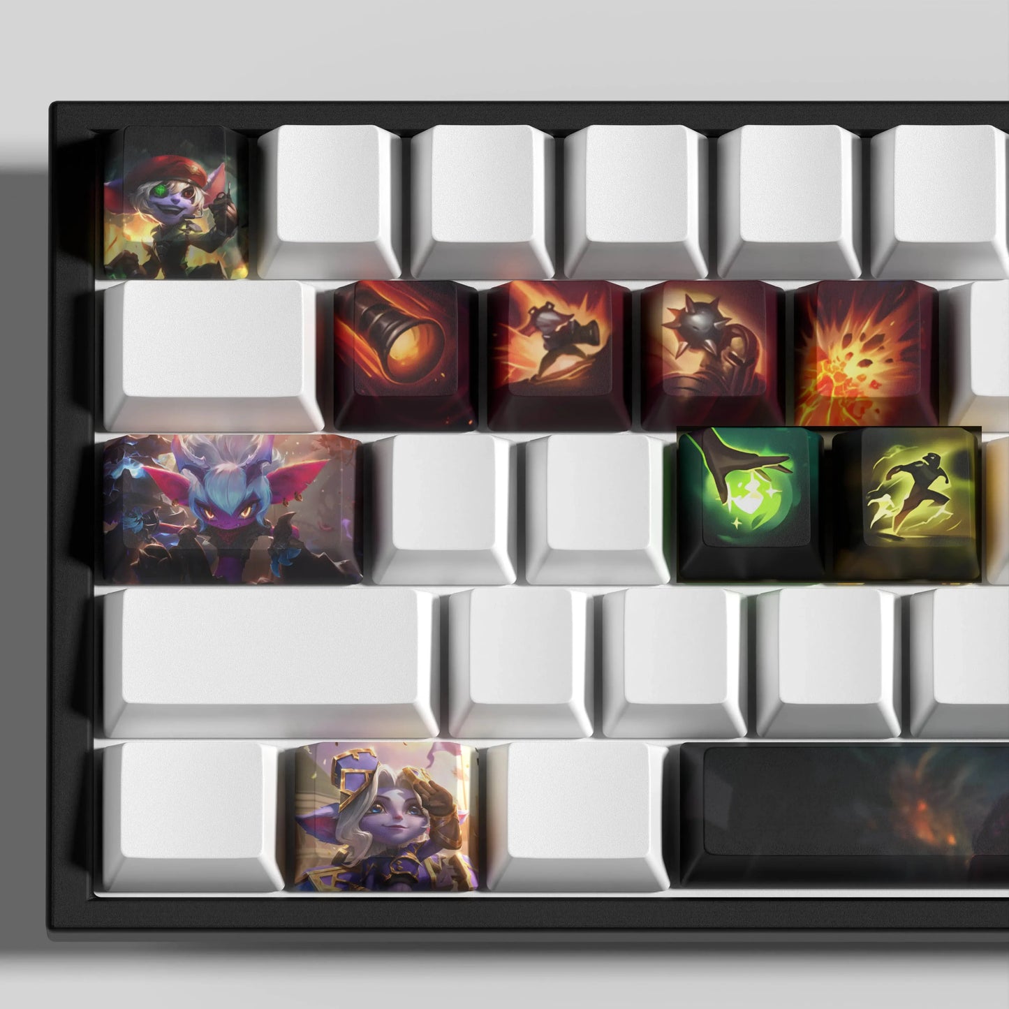 League of Legends Tristana Keycaps – Mechanical Keyboard Gaming Keycap Set | PixelCaps