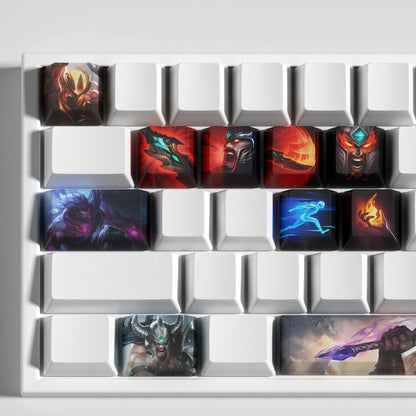 League of Legends Tryndamere Keycaps – Mechanical Keyboard Gaming Keycap Set | PixelCaps