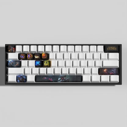 League of Legends Twisted Fate Keycaps – Mechanical Keyboard Gaming Keycap Set | PixelCaps