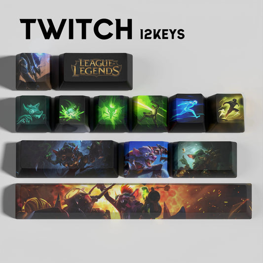 SPECIAL EDITION PixelCaps Twitch KEYCAPS