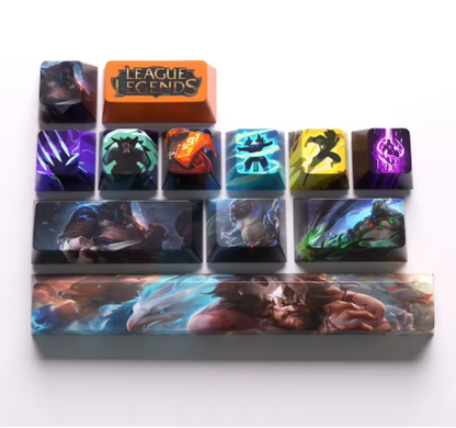 League of Legends Udyr Keycaps – Mechanical Keyboard Gaming Keycap Set | PixelCaps