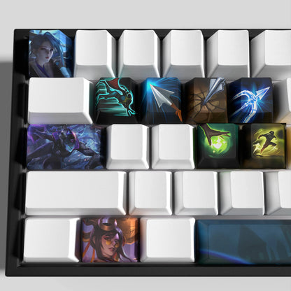 League of Legends Vayne Keycaps – Mechanical Keyboard Gaming Keycap Set | PixelCaps
