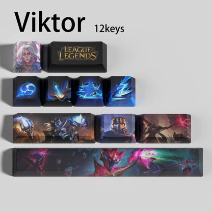 League of Legends Viktor Keycaps – Mechanical Keyboard Gaming Keycap Set | PixelCaps