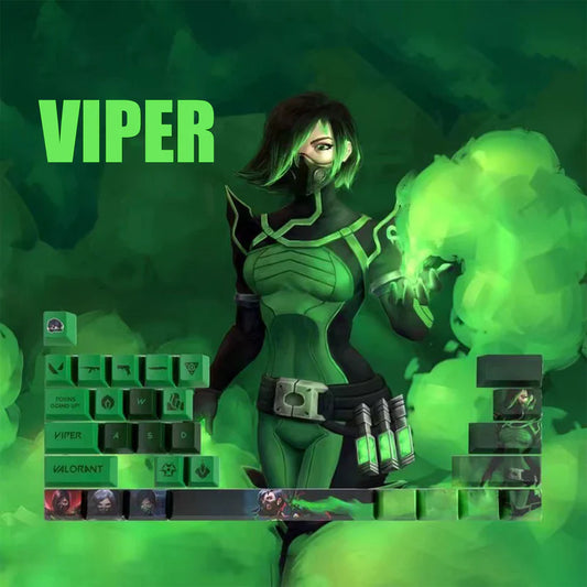 PixelCaps - Viper Keycaps – Limited Edition (29/14 Keys)