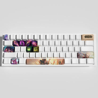 League of Legends Xayah Keycaps – Mechanical Keyboard Gaming Keycap Set | PixelCaps