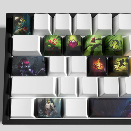 League of Legends Zyra Keycaps – Mechanical Keyboard Gaming Keycap Set | PixelCaps